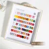 Placa de Exibição para Nail Art 80 Cores Grande Paleta de Cores de Madeira Estilo Japonês Quadro de Nail Art de Alta Qualidade Ferramenta de Paleta de Cores à Prova de Poeira