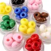 Kit de Materiales de Cuentas de Ábaco Acrílicas Coloridas de Agujero Grande para Pulseras, Collares y Accesorios de Joyería Hechos a Mano