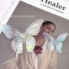 Color Fantasma Imitación Porcelana Mabei Blanco Mariposa Tridimensional Transparente DIY Accesorios para Joyería Hecha a Mano Pasador Carcasa de Teléfono Móvil Tarjeta Goo Crema