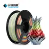 Flashforge Pla Seda Alta Resistencia, Resistente a la Humedad, Alto Brillo, 3 Piezas con 65% de Descuento, Filamento para Impresión 3D de 1kg