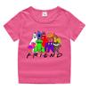 2023 nueva ropa infantil, camiseta de manga corta de verano para niños, camisa de algodón para niños y niñas, camiseta de media manga para bebés, top para niños