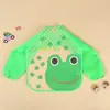 Bata Infantil, Delantal de Bebé, Babero para Niños y Niñas, Delantal Impermeable para Bebé, Bata de Pintura Eva para Niños
