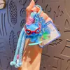 Llavero Auténtico de Dibujos Animados de Verano en la Playa Stitch Colgante Lindo para Bolso Llavero de Coche Pequeño Regalo Venta al por Mayor