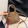 Bolso cruzado de cuero suave de nicho transfronterizo para mujer, nueva moda 2025, bolso bandolera de hombro combinable, bolso de concha portátil de alta gama