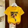Ropa de Verano para Niños Outfits Frescos y con Estilo para Niños Camiseta de Algodón Puro de Manga Corta Moda 2026 Nueva Marca de Tendencia para Niños Mayores