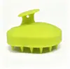 Pente de Massagem Estilo Cabaça de Palha de Trigo Cabeça de Escova de Silicone para Shampoo Massageia os Meridianos do Couro Cabeludo Coçador de Cabeça Pode Ser Personalizado