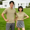 Camisetas 100% Algodão com Logo Personalizado, Camisetas Publicitárias, Camisetas de Manga Curta com Gola Redonda para Trabalho Personalizadas, Camisetas Culturais para Team Building, Camisetas com Texto Impresso e Bordado