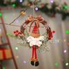 Nueva Decoración Navideña Guirnalda de Navidad 30CM Corona de Navidad Colgante de Puerta Navideño Hotel Centro Comercial Adornos Navideños