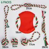 Juego de juguetes para perros transfronterizo, duradero y resistente a la mordida, diseñado para aliviar el aburrimiento, hace sonidos, artículos de felpa para mascotas, juguete para morder, pelota de cuerda para limpieza dental