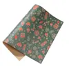 Buquê de flores de papel kraft retrô espessado transfronteiriço embalagem de flores frescas caixa de presente papel de embalagem para presente em estoque atacado