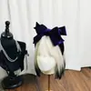 Faixa de Cabelo Outono e Inverno Luxo Faixa de Cabelo com Laço de Três Camadas Retrô High-End Francesa Coque de Cabelo Grampo de Cabelo de Veludo