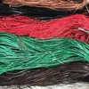 Acessórios de borda de couro PU de 3 mm de largura, direto da fábrica, acessórios de corda para vestuário, podem ser feitos de acordo com os requisitos