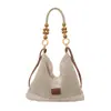 Bolso Tote de Moda Estilo Bosque Transfronterizo para Mujer Verano 2026 Nuevo Bolso de Hombro Calado Tejido Bolso Cruzado Versátil
