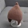 Chapéus Quentes de Tricô para Proteção de Orelha para Outono e Inverno, Estilo Coreano, para Meninos e Meninas, Inverno à Prova de Vento, Versátil, Chapéus de Lã Pulôver para Bebê