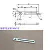 Soporte Deslizante de Aleación de Aluminio Fijación Manual Mecánica para Fijación de Tuberías de Acero con Conexión Universal Bloque Deslizante 40/70/110
