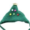 Suprimentos para animais de estimação chapéu quente Natal cachorro gato foto Cocar Bola modificada cachorro pequeno Teddy veludo capacete