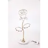 Design Ferro Flor Joias Exibição Rack Colar Pulseira Armazenamento Rack Exibição Joias Loja Decoração Adereços Fotografia