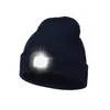 Chapéu de Lã com Iluminação LED Quente Popular da Amazon Chapéu para Viagem Noturna Chapéu de Pesca Chapéu de Lã com LED Luminoso Outdoor