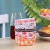 [100 Piezas] Charola de Papel para Pan Base para Pastel Charola de Papel para Piña Vaso de Papel Film Papel de Hornear Charola de Papel Pan