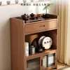 Estante para Té Estante de Almacenamiento Almacenamiento Multicapa Vitrina para Juego de Té Sala de Té Estante Pequeño Bogu Madera Maciza Estilo Chino Nuevo a Prueba de Polvo