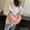 Bolso Cruzado Casual con Textura de Alta Calidad, Bolso Tipo Dumpling Versátil de Gran Capacidad para Mujer, Nuevo Modelo 2026 para Clase y Viajes Diarios, Bolso de Lona