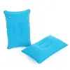 Almohada Inflable Rectangular al por Mayor con Flocado de PVC para Acampar al Aire Libre y Viajes, Almohada Inflable Portátil para el Cuello