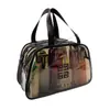 Moda Transfronteriza Bolsa de Cosméticos Transparente Gran Capacidad Portátil Bolsa de Aseo Cosmético Bolsa de Almacenamiento Trapezoidal