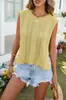 Bestseller de Amazon Sitio Independiente Primavera/Verano 2026 Chal sin Mangas de Color Sólido Suéter de Punto para Mujer Estilo Europeo y Americano Ropa para Mujer Transfronteriza