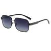 Gafas de Sol Polarizadas del Fabricante Ps2111, Gafas de Sol Degradadas de Doble Puente Metálico, Gafas para Conducir, Gafas de Sol Polarizadas