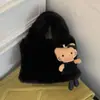 Bolsas de Felpa Transfronterizas Otoño e Invierno 2026 Diseño Coreano de Nicho Nuevo Bolso de Mano Versátil Casual Bolso de Hombro Cruzado para Mujer