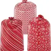 Bolsa de Regalo Navideña Grande Igual de Amazon 36*56" Bolsa de Regalo de Plástico Grande para Cumpleaños Bolsa para Bicicleta
