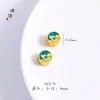 Larga duración no se decolora pulsera de oro de Vietnam accesorios pulsera con agujero pasante accesorios para pulsera diy material Barco del Dragón pez calabaza Fulu femenino