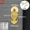 Chengyu novo estilo chinês gaveta de cobre cobre alça de porta de armário de guarda-roupa pingente dragão e fênix único furo tag pequena alça