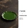 Plato de Fruta Doméstico de Cerámica Plato de Refresco Estilo Chino tamaño pequeño Mesa de Té para Ofrenda a Buda Plato para Dim Pot Retro Zen Plato para Frutos Secos y Nueces
