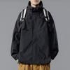 Otoño 2023 Nueva chaqueta de color sólido estilo Hong Kong Live Nueva chaqueta para hombre de moda Duffian Handsome Ins chaqueta con capucha