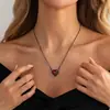 Novo colar gótico punk retro estilo fantasma garra coração, brincos esqueléticos Y2K doces e cool requintados para mulheres