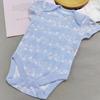 Mameluco de verano para recién nacido de algodón para bebé prematuro de manga corta paquete ropa para pedos ropa triangular para escalar para bebé comercio exterior ropa infantil al por mayor