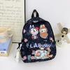 Mochila Infantil Labubu Jardín de Infancia Clase Grande Bolsa Escolar Mochila Escolar para Estudiante Mochila Ligera Linda Mochila de Dibujos Animados de Moda