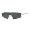 Gafas de Sol de Modelo Integrado Retro de Tapa Plana Populares Europeas y Americanas Gafas de Sol de Pasarela Gafas de Sol de Estilo Callejero de Moda 566 Protección UV