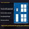 Porta Anti-roubo para Sala de Aula Novo Estilo Chinês Porta de Entrada de Aço Inoxidável Cerca de Pátio Porta de Correr Porta de Unidade de Construção de Metal Porta Principal