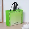 Sacolas personalizadas de TNT com impressão de logo, bolsas de mão, sacolas de compras, sacolas ecológicas promocionais com impressão personalizada, publicidade personalizada