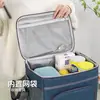 Bolsa de almuerzo aislada de tela Oxford, gran capacidad, para picnics al aire libre, mantiene la comida fresca, personalización OEM/ODM disponible