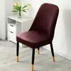 Tecido Tecnológico Impermeável e à Prova de Óleo para Capa de Cadeira Curva para Assento de Mesa de Jantar Nova Elástica para Banqueta Anti-Arranhão de Gato 2025