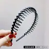 Faixa de Cabeça Versátil da Moda para Mulheres com Dentes, Faixa de Cabeça Antiderrapante para Lavar o Rosto, Acessório de Cabelo Masculino Presilha de Cabelo