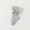 Meia-calça para meninas, infantil, primavera e outono, leggings finas para meninas, meia-calça para bebê, roupa para bebê, branca