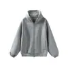 Ropa Vintage Yidao Otoño 2026 Nueva Marca de Tendencia Estilo Americano Sudadera con Capucha y Bordado de Letras de Terciopelo Holgada