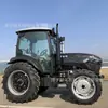 Trator de quatro rodas para comércio exterior transfronteiriço 1204 certificado CE com pá frontal e roda de trator escavadora rotativa