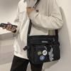 Bolsa de Ombro para Trabalho Masculina Marca Moderna Bolsa de Ombro Funcional Ins Bolsa Pequena da Moda Bolsa Transversal Estilosa de Rua Bolsa de Estudante Masculina