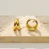 Acessórios de Orelha de Metal de Alta Moda Simples e Generosos Estilo Luxo Leve