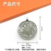 Colgante Auspicioso Babao de Aceite Goteante Colgante de Cintura de los Ocho Trigramas del Palacio Nueve Doce Animales del Zodiaco Joyería de Mantra de Seis Caracteres del Tíbet